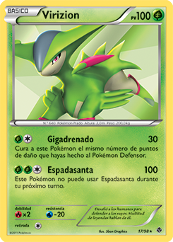 Carta de Virizion