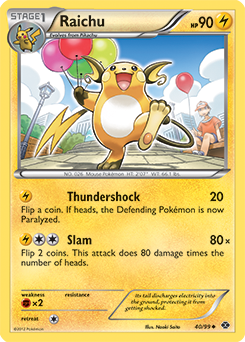 Carta de Raichu