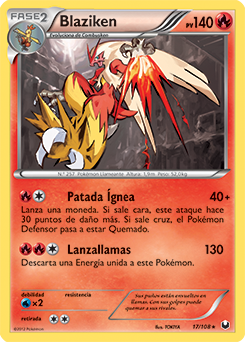Carta de Blaziken