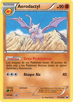 Carta de Aerodactyl