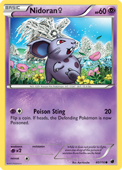 Carta de Nidoran♀