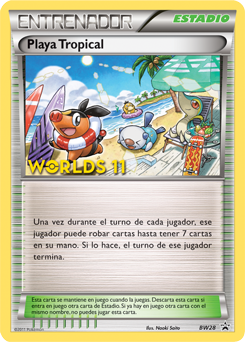 Carta de Playa Tropical