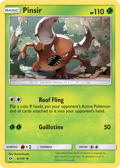 Carta de Pinsir