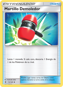 Carta de Martillo Demoledor