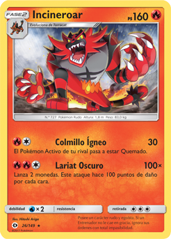Carta de Incineroar