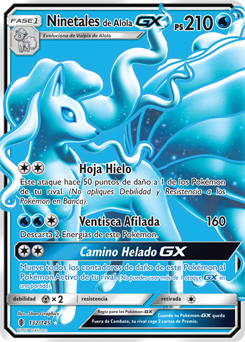 Carta Alolan Ninetales Octillery