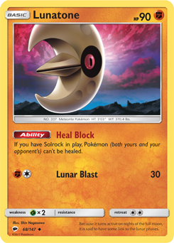Carta de Lunatone