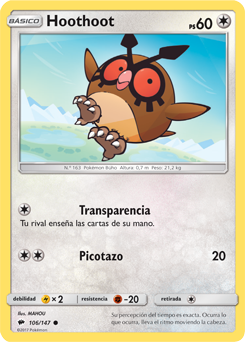 Carta de Hoothoot