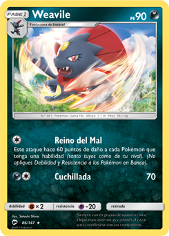 Carta de Weavile