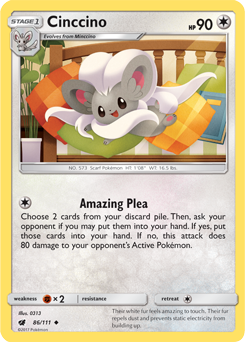 Carta de Cinccino