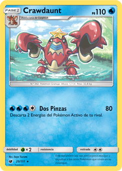 Carta de Crawdaunt