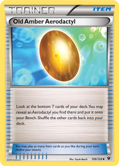 Carta de mbar Viejo Aerodactyl