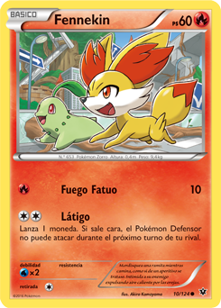 Carta de Fennekin