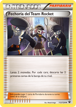 Carta de Fechora del Team Rocket