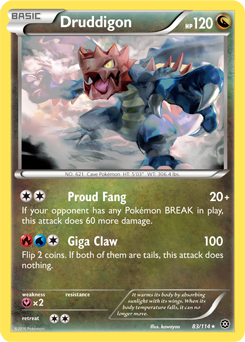 Carta de Druddigon