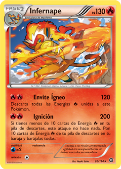 Carta de Infernape