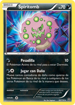 Carta de Spiritomb