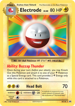 Carta de Electrode