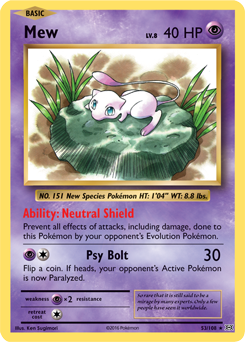 Carta de Mew