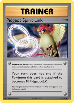 Carta de Vnculo Espiritual de Pidgeot