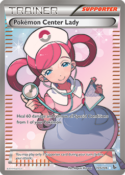 Carta de Chica del Centro Pokmon