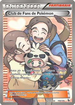 Carta de Club de Fans de Pokmon