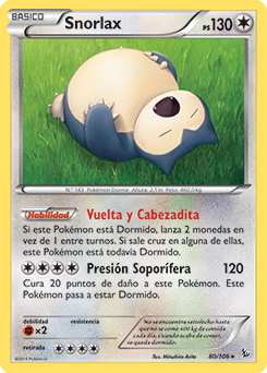 Carta de Snorlax