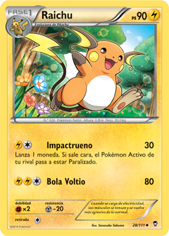 Carta de Raichu