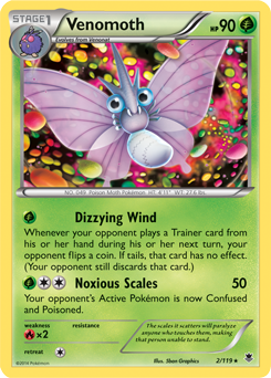 Carta de Venomoth