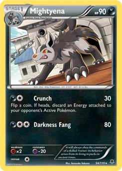Carta de Mightyena