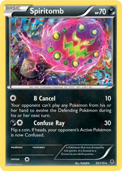 Carta de Spiritomb