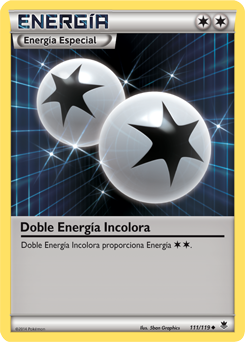 Carta de Doble Energa Incolora
