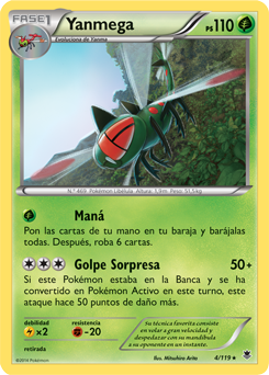 Carta de Yanmega