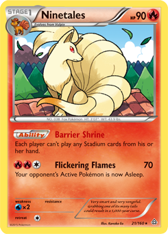 Carta de Ninetales
