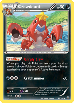 Carta de Crawdaunt