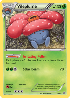 Carta de Vileplume