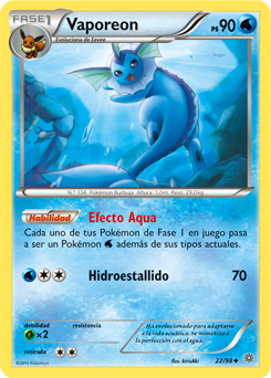 Carta de Vaporeon