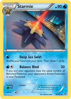 Carta de Starmie