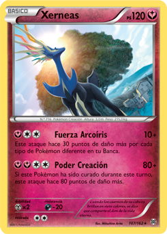 Carta Xerneas Rainbow Force