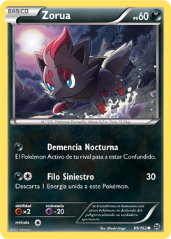 Carta de Zorua