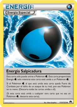 Carta de Energa Salpicadura