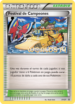 Carta de Festival de Campeones