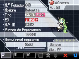Evento de Meloetta