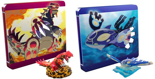Packs de edición limitada de Pokémon Rubí Omega y Zafiro Alfa