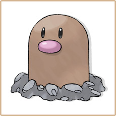 Diglett Artwork Image