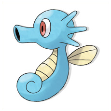 Artwork Horsea Ken Sugimori