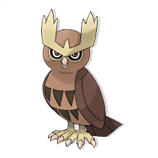Artwork Noctowl Ken Sugimori