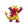 Sprite Magmar Blanco Negro