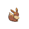 Sprite Eevee Blanco Negro