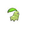 Sprite Chikorita Blanco Negro